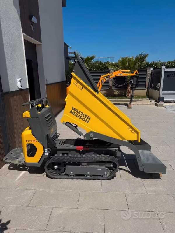 Motocariola cingolata Wacker-neuson DT05